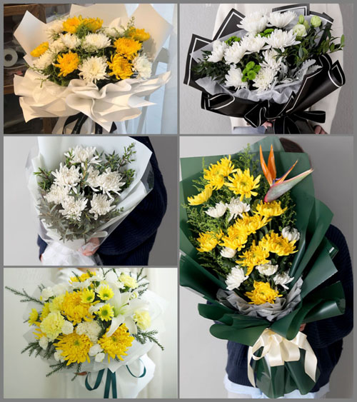 江苏镇江丹徒区辛丰镇白事花束代送